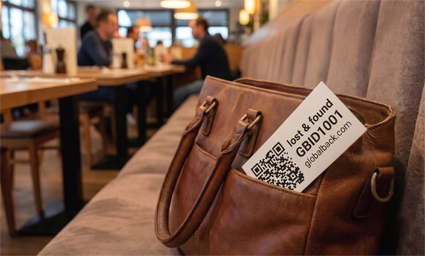 Handtasche mit GBID-Karte