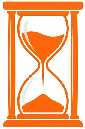 Sanduhr – Zeit spielt für Sie