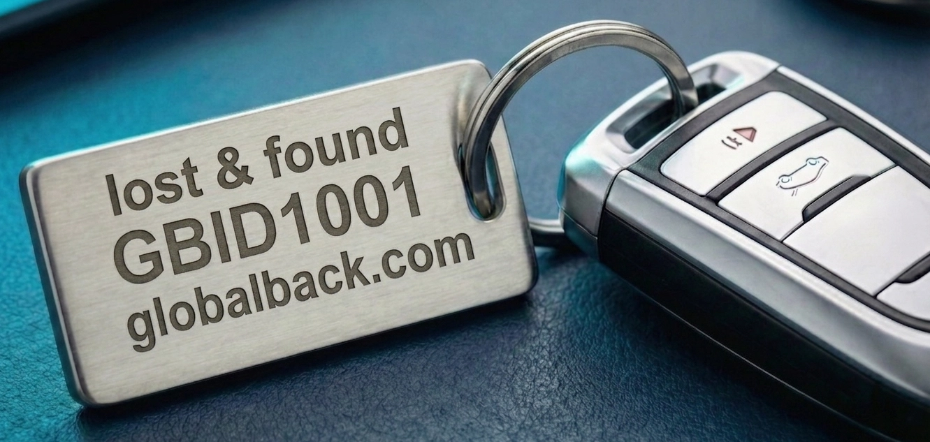 Autoschlüssel mit GLOBALBACK-ID